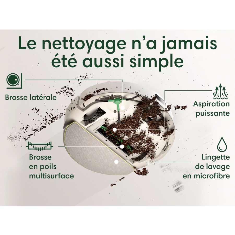 IROBOT ROOMBA 105 COMBO + AUTOEMPTY DOCK BLANC n°23