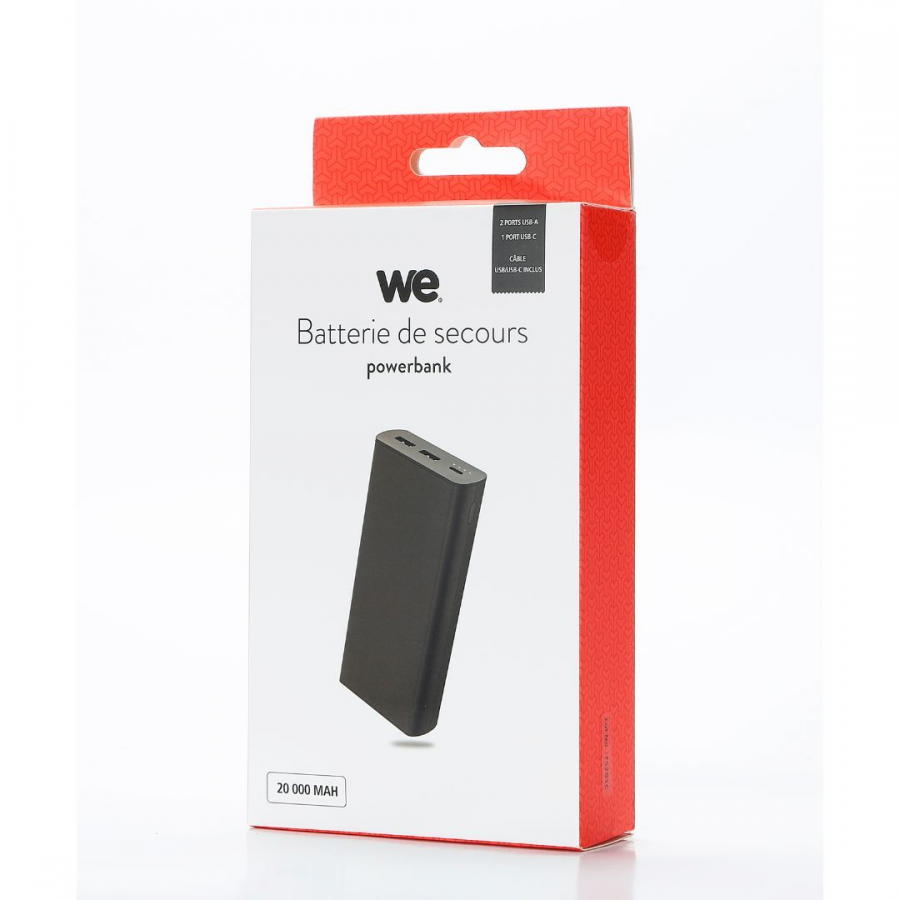 WE 20000MAH - 3 USB NOIR n°4