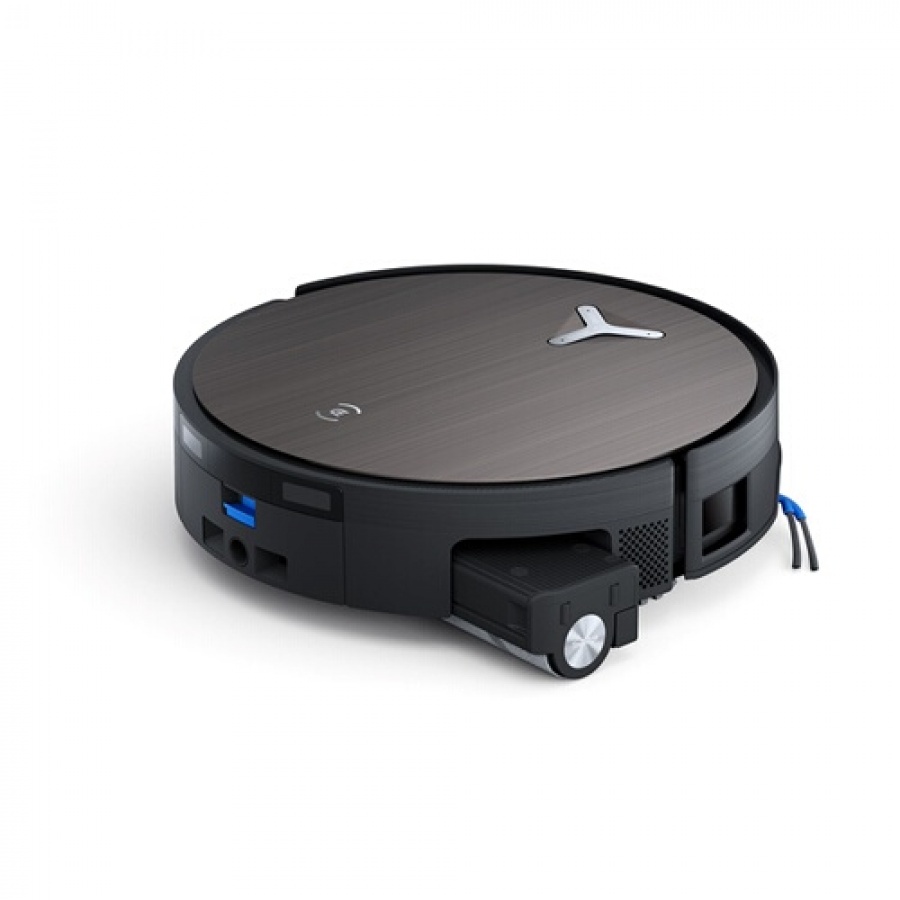 Ecovacs Robot aspirateur et laveur avec nouvelle station OmniCyclone tout-en-un sans sac : recharge PowerBoost, lavage a l''eau chaude, double solution de nettoyage, rouleau OZMO 2.0, technologie Blast, agent YIKO, systeme d''escalade adaptatif TruePass 4 n°5