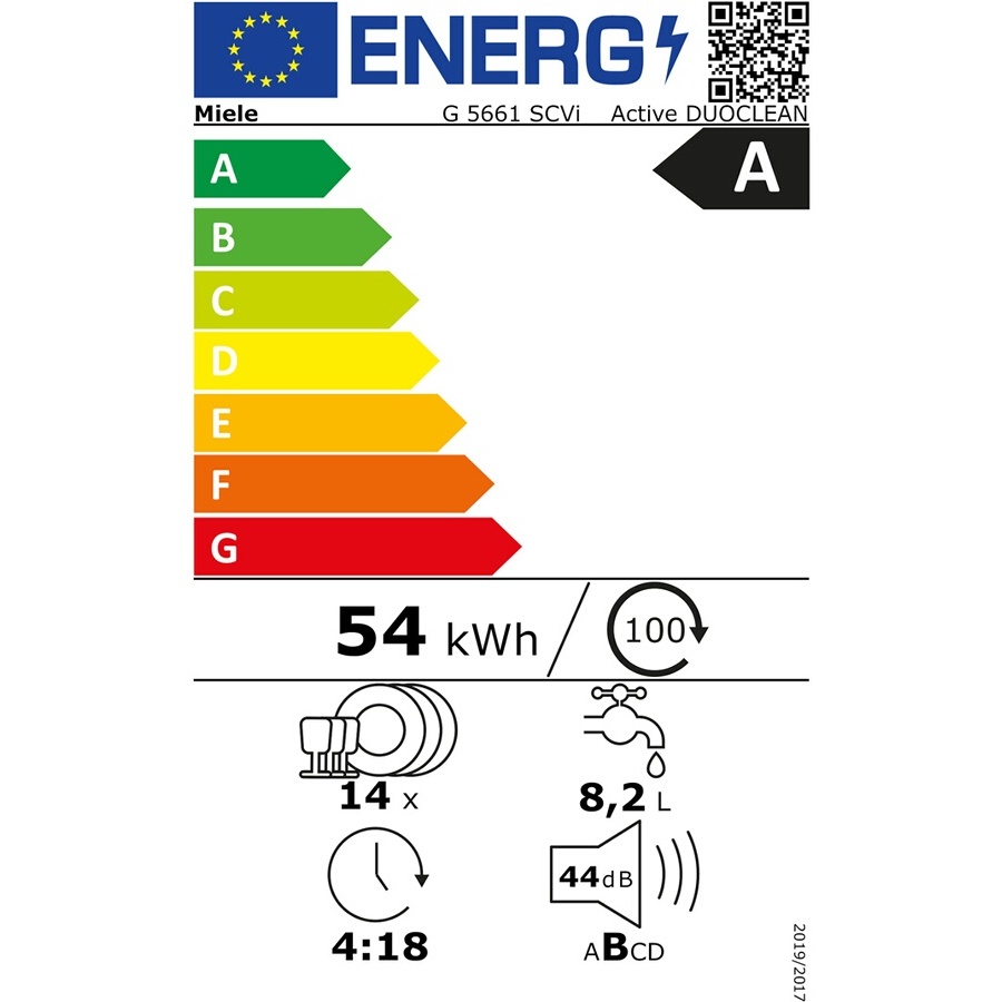 Miele Lave-vaisselle tout integrable (bandeau invisible) 60 cm n°1