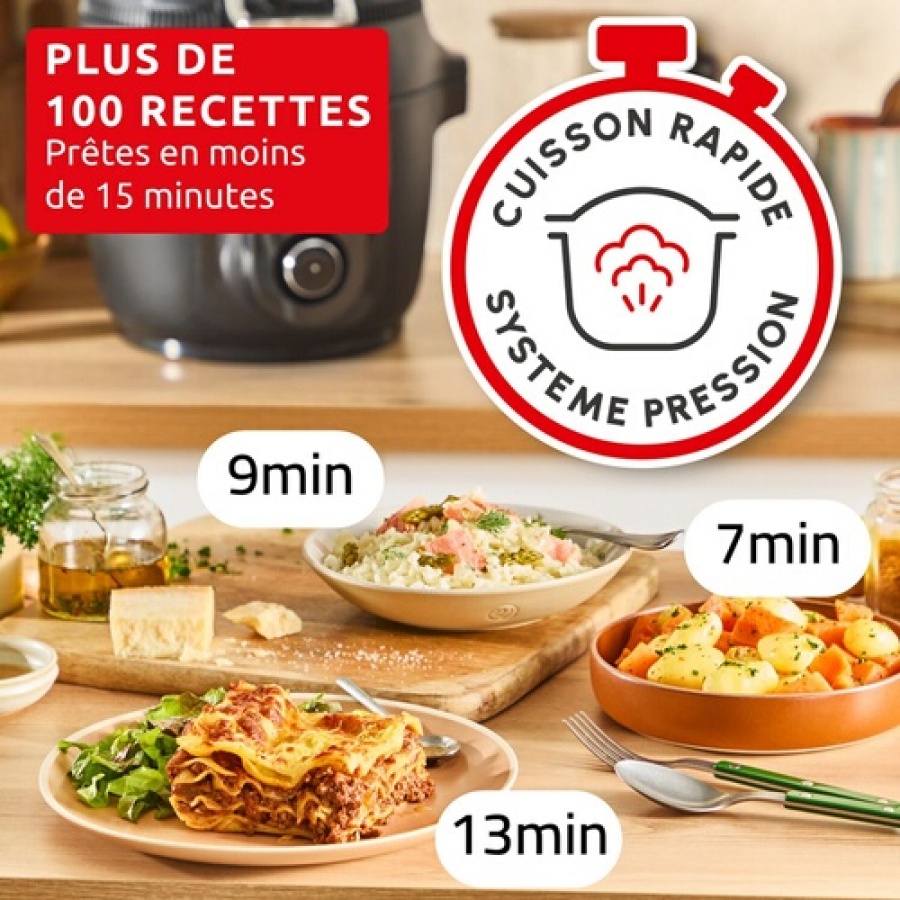 Moulinex CE9828F0 Cookeo Infinity, Air fryer + Multicuiseur n°8