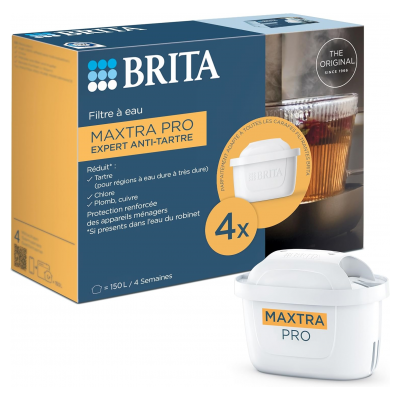 BRITA PACK 4 MAXTRA PRO - EXPERT ANTI-TARTRE
