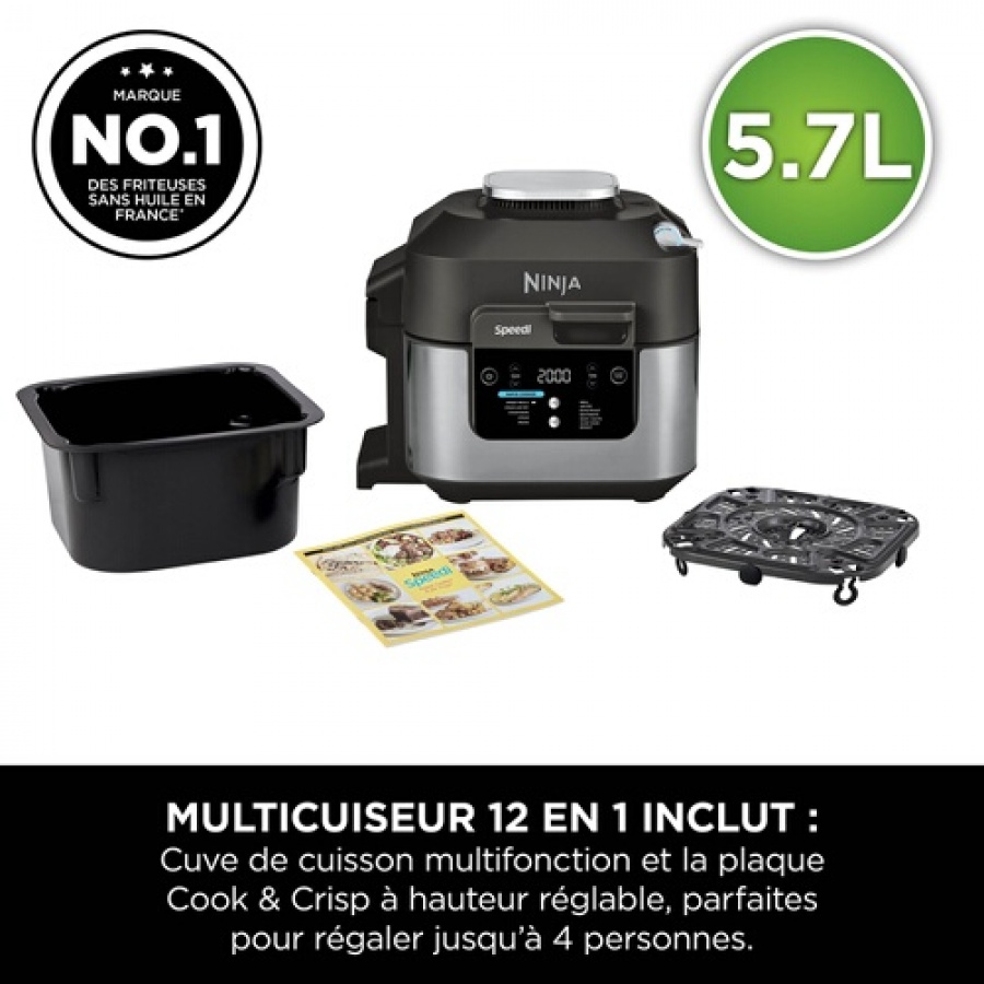 Ninja Speedi 10-en-1 Rapid Cooker & Air Fryer ON500EU n°4