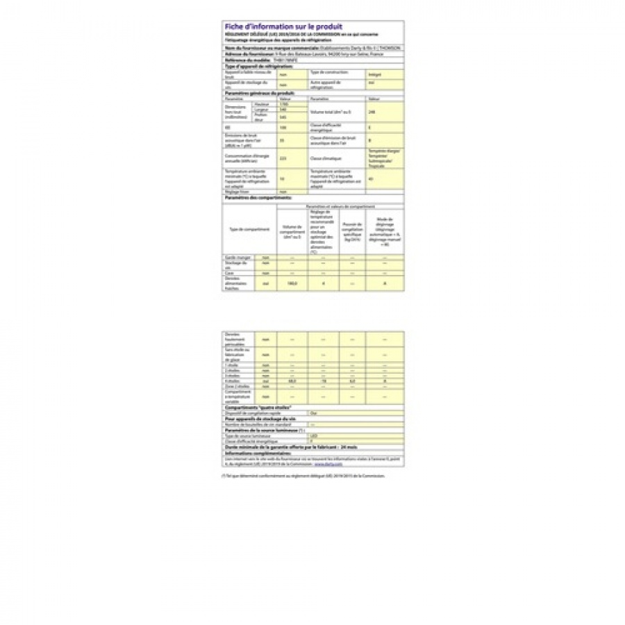 Thomson THBI178NFE n°9