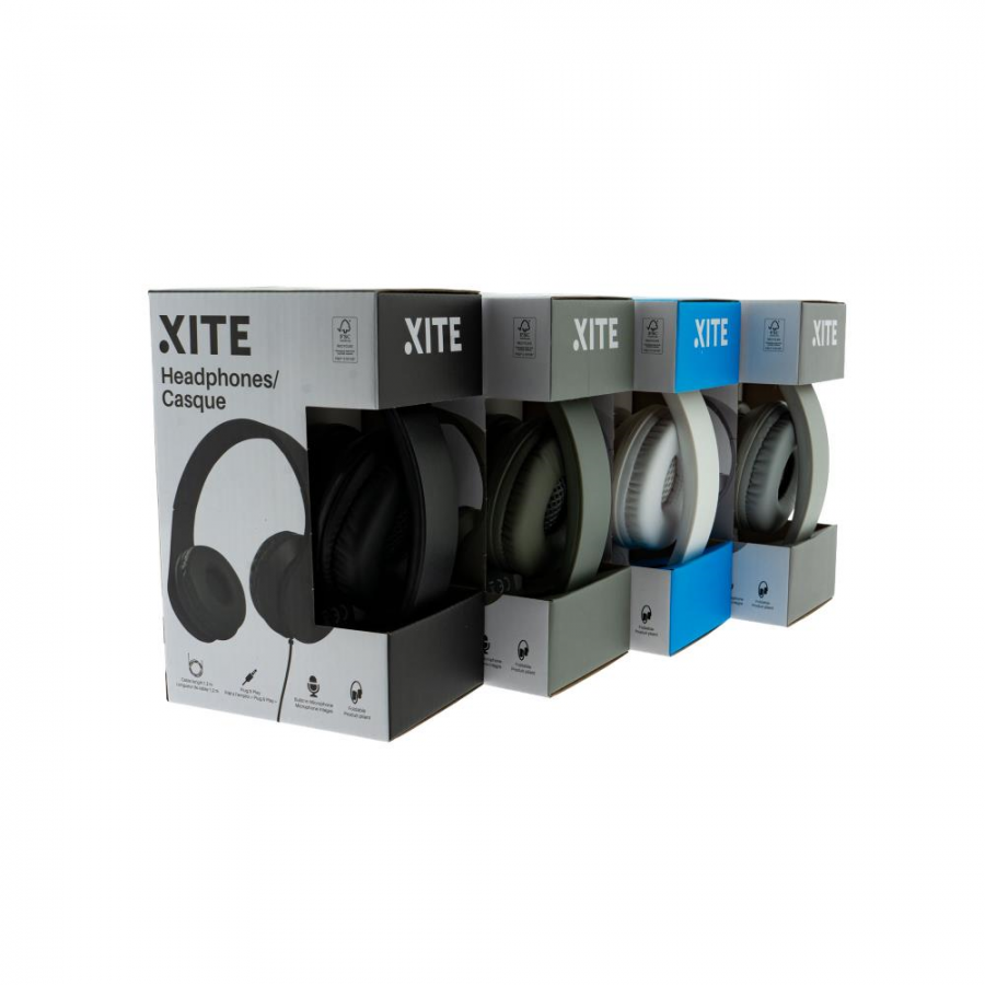 XITE CASQUE AUDIO NOIR MICRO INTEGRE n°2