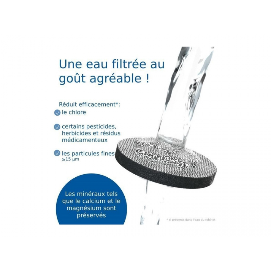 BRITA BOUTEILLE FILTRANTE BLANC/GRAPHITE 6 MOIS n°2