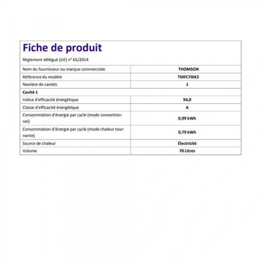 THOMSON TMFC70IX2 n°4