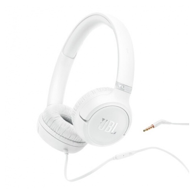 Jbl Tune 530 Blanc, supra-auriculaire filaire avec son JBL Pure Bass