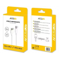 ACCSUP CABLE IMPRIMANTE USB-A VERS USB-B 1,8M BLANC