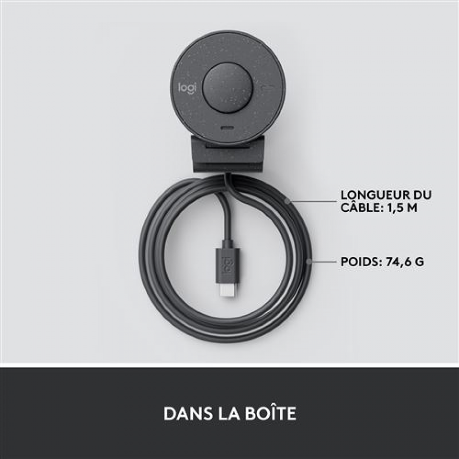 LOGITECH BRIO 300 GRAPHITE n°9