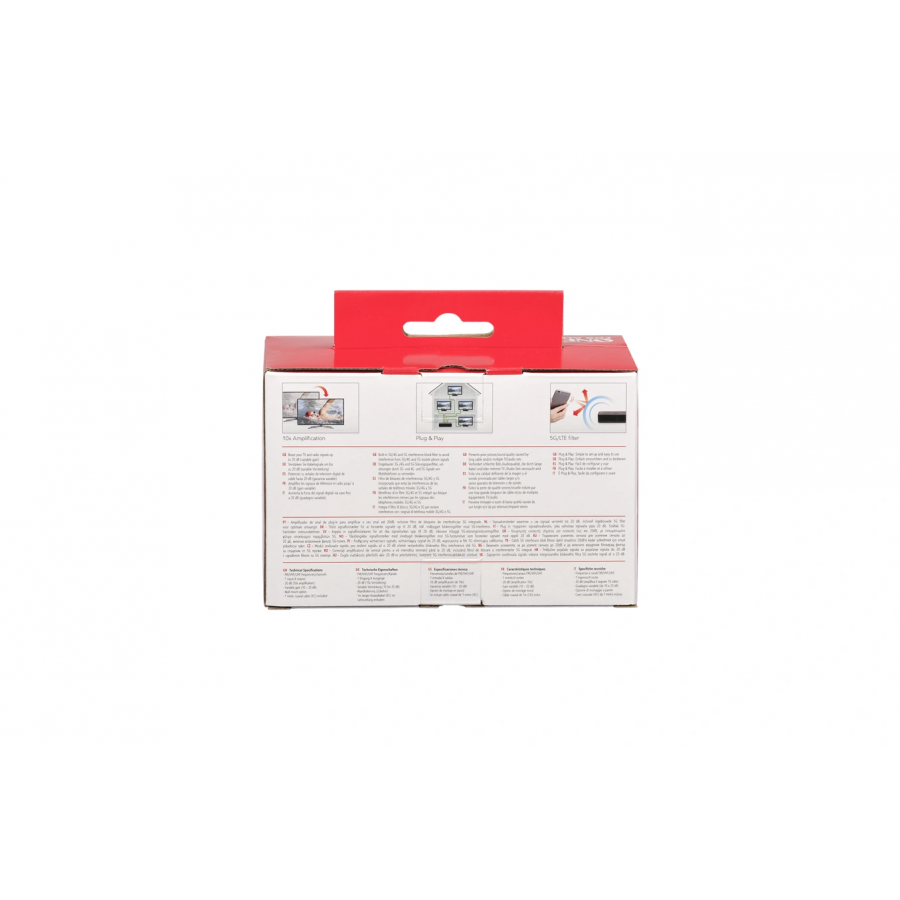 ONE FOR ALL AMPLIFICATEUR D'ANTENNE 5G 1 ENTREE / 4 SORTIES POUR 4 TV n°4