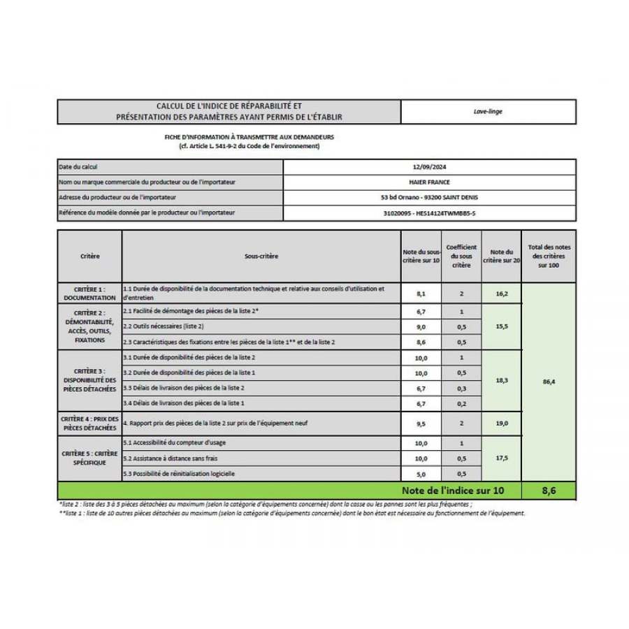 CANDY HES14124TWMBB5-S n°5