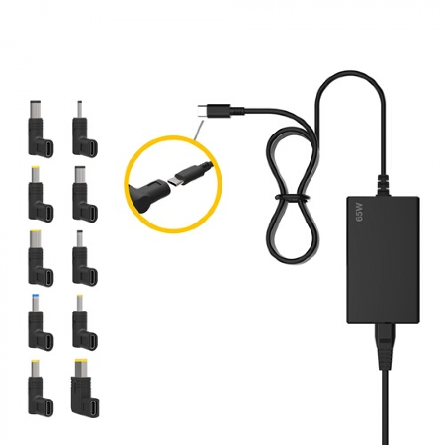 Accsup UNIVERSEL 65W NOIR n°2