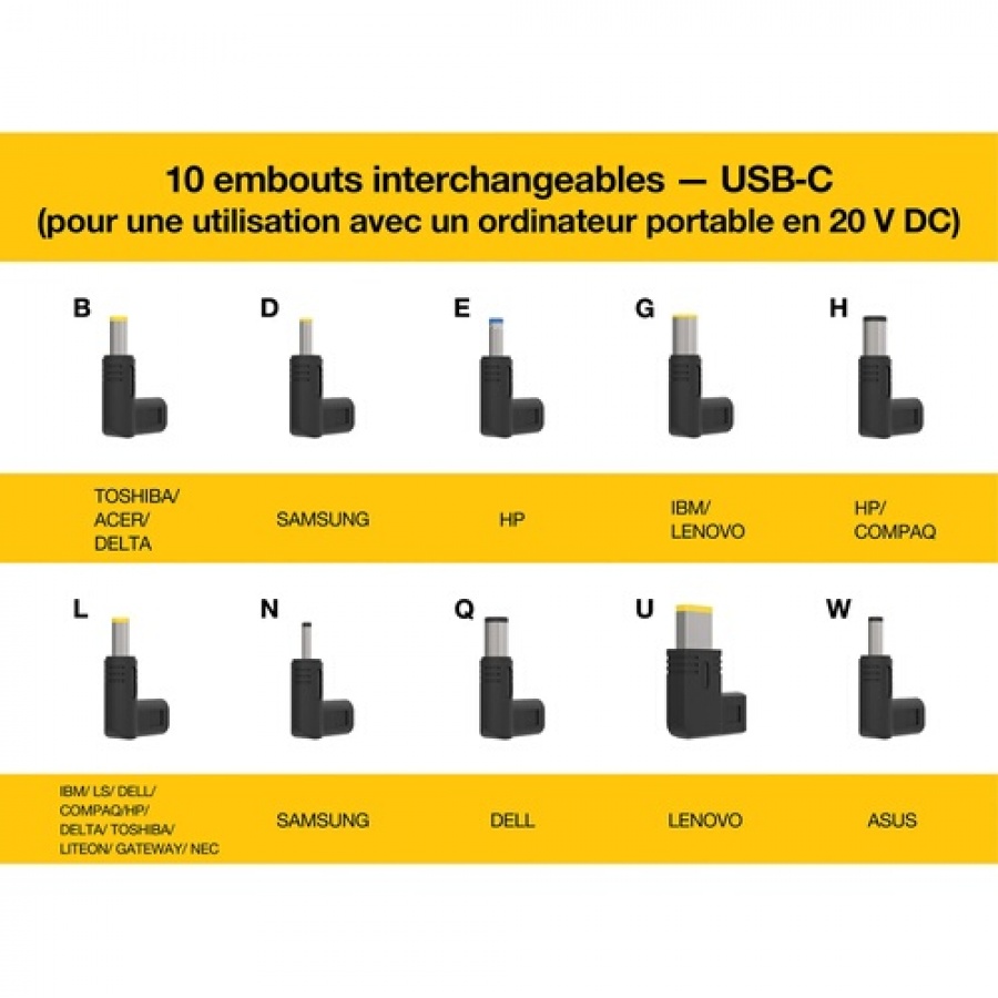 Accsup UNIVERSEL 100W NOIR n°4