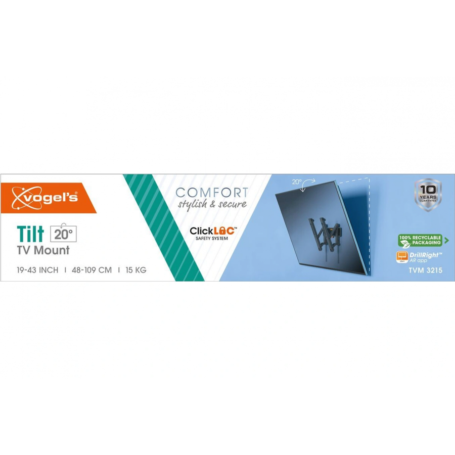 VOGELS TVM 3215 INCLINABLE POUR TV DE 19'' A 43'' n°2