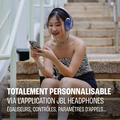 Jbl Tune 735BT Blanc, circum-auriculaire sans fil léger avec son JBL Pure Bass