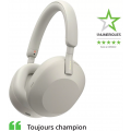 SONY WH1000XM5 ARGENT