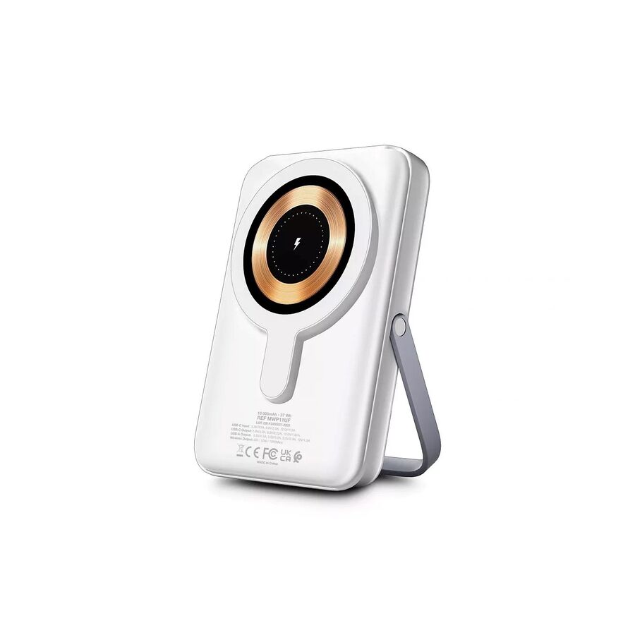 URBAN FACTORY BATTERIE EXTERNE MAGNETIQUE 10.000MAH BLANCHE n°2