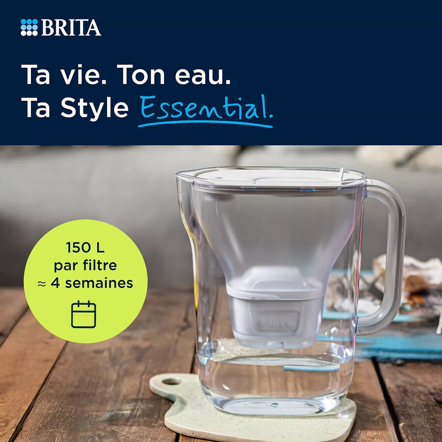 BRITA STYLE ESSENTIAL MAXTRA PRO + 6 CARTOUCHES n°6